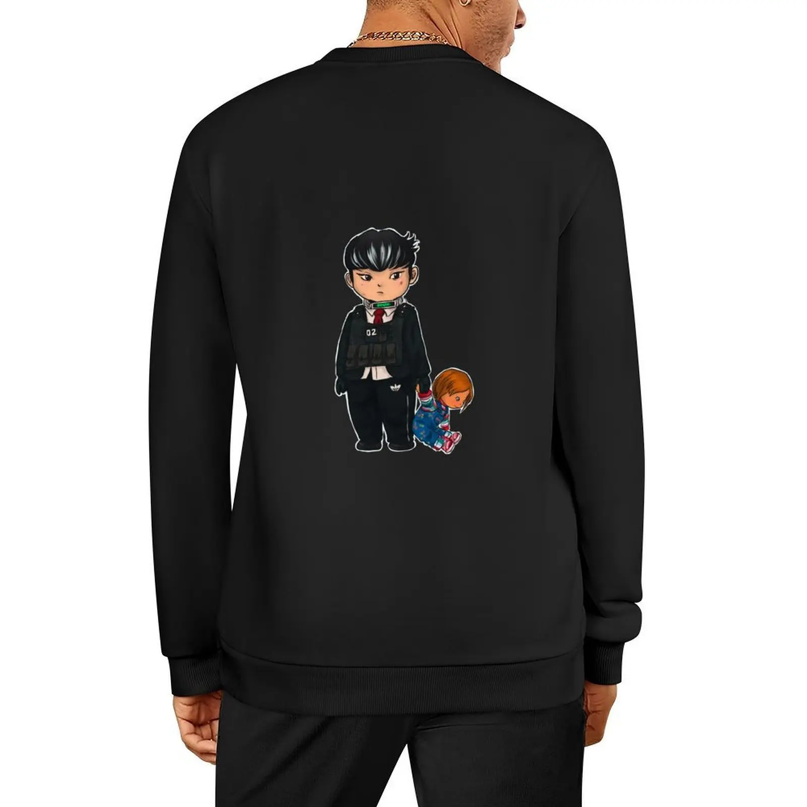 

Maverick Changmin (Q) + Chucky Pullover tracksuit men men's coat men clothing anime clothing new in hoodies & sweat-shirt