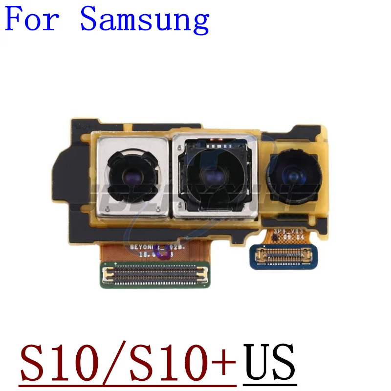 Back Facing Main Camera Module Part For Samsung Galaxy S9 S8 S7 Edge S10 Plus Lite 5G Rear Camera Ribbon Flex Cable