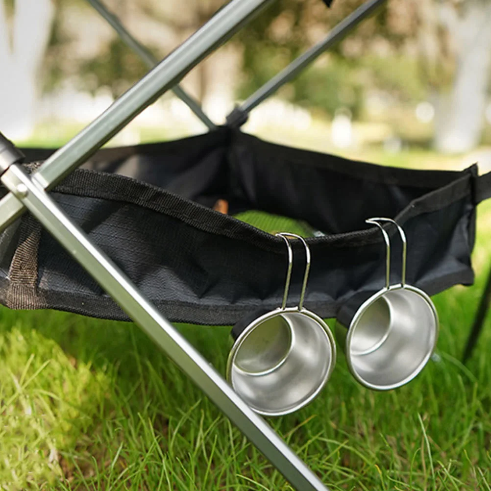 

2pcs Outdoor Foldable Table Hanging Mesh Storage Bags Reusable Breathable Net Containers For Food Gear Camping Foldable Table