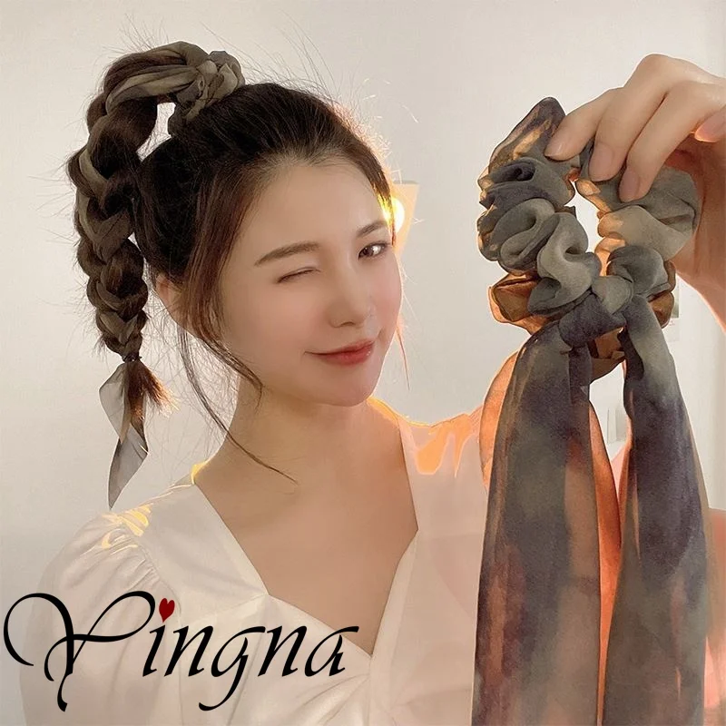 夏用薄型ヘアバンド-レディースヘアタイ-ヘアバンド-ヘアアクセサリー-韓国風-布製ヘアフープ-最新ファッション