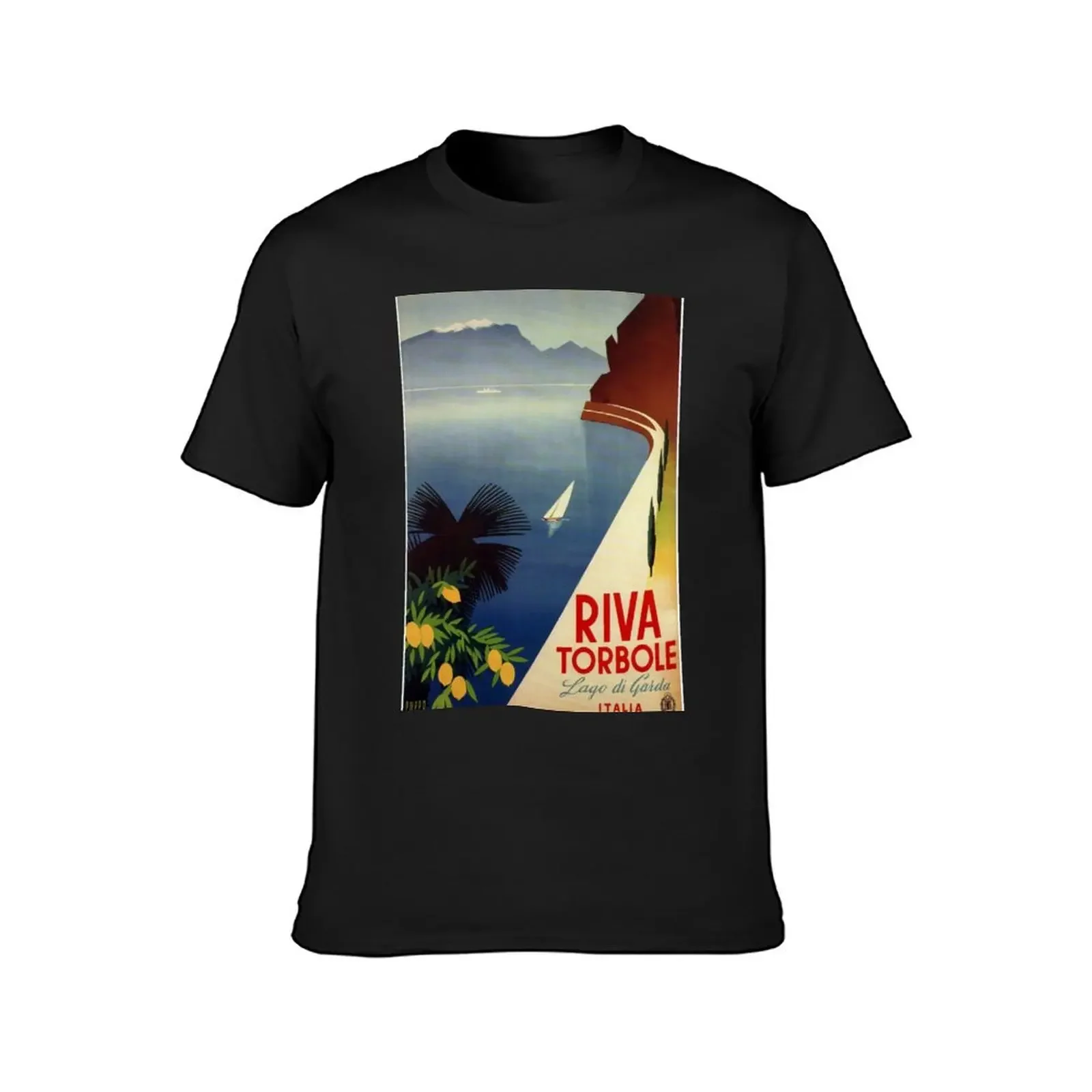 Vintage Riva Torbole Lago de Garda Italy T-Shirt anime vintage anime shirt man t shirt anime figures Short sleeve tee men