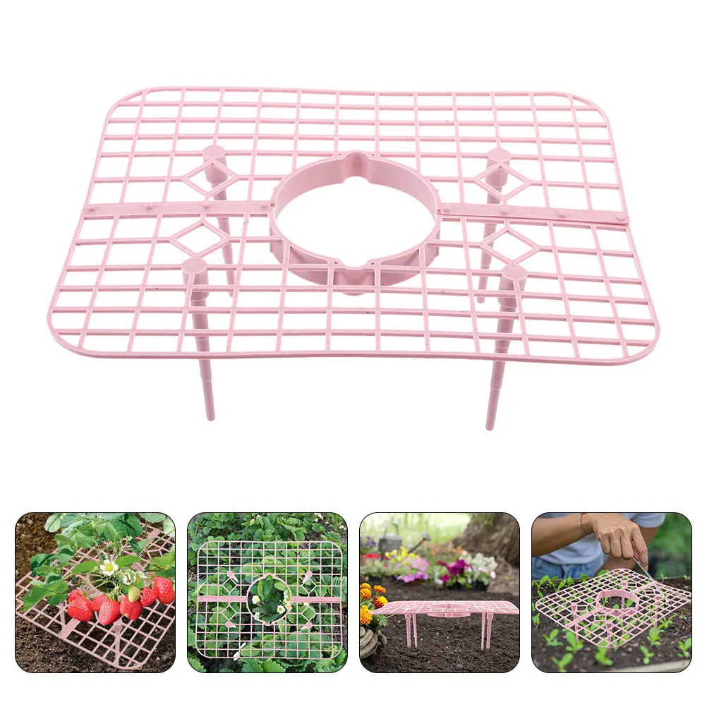 

6Pcs Strawberry Cultivation Rack Plastic Strawberry Growing Stand Keep Berries Clean Off Ground Support for Garden Balcony