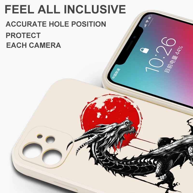 Chinese Divine Dragon Phone Case For Xiaomi POCO F5 F4 F3 Pro GT POCO X4 X3 Pro NFC M4 M3 Pro 5G Liquid Silicone Shell Coque