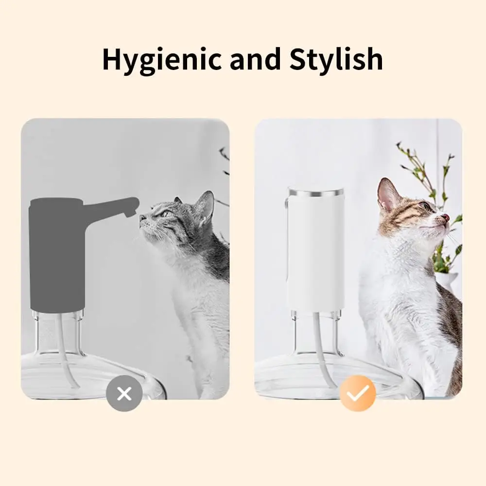 Electric Water Pump Water Dispenser Household Foldable Barreled Water Smart Water Bottle Pump Kitchen Chargeable Suction Device