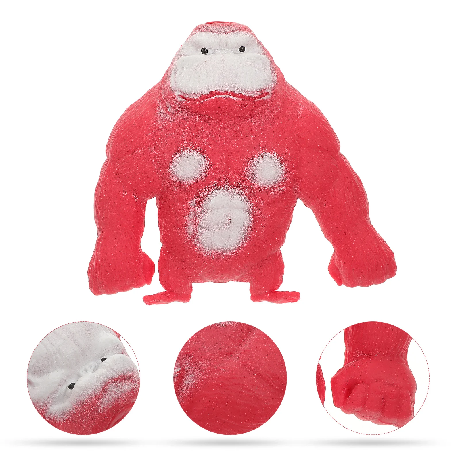 Alivio del estrés gorila apretar Fidget sensorial Tpr suave duradero ligero figura de descompresión Animal pequeños recuerdos de fiesta
