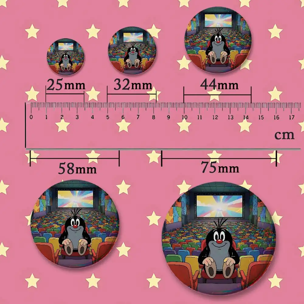 T-The L-Little M-Mole Artist Alley Fan-made Merch Custom Badges 75mm 44mm 25mm 32mm 58mm Collect Gifts Large