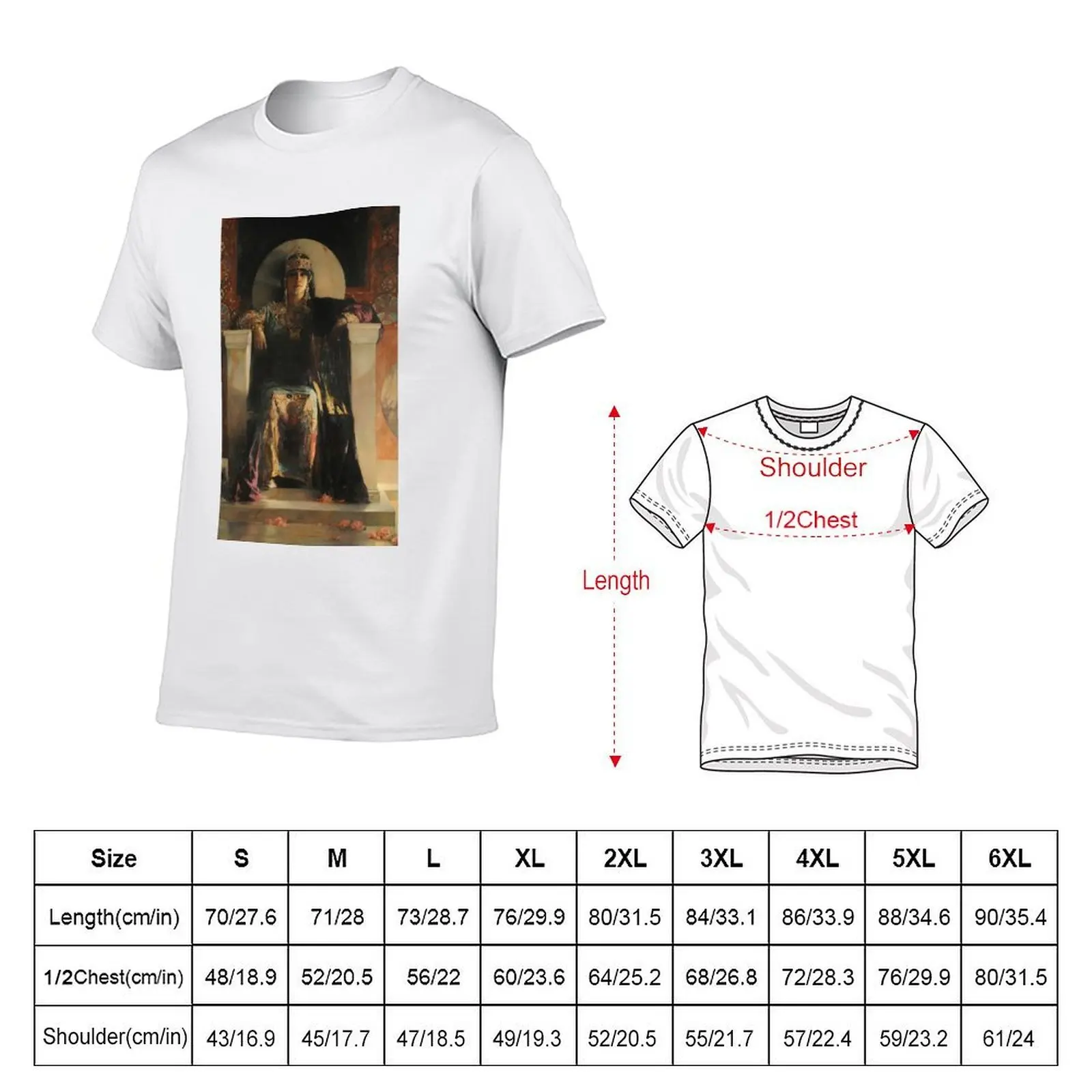 Saint Empress Theodora Enthroned-Jean Joseph Benjamin-Constant T-Shirt sublime oversize t-shirts man anime shirts men