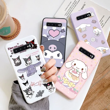 Samsung Galaxy S10 S10E S 10 artı silikon telefon kılıfı için sevimli komik Sanrio galami melodi karikatür Coque yumuşak Funda GalaxyS10