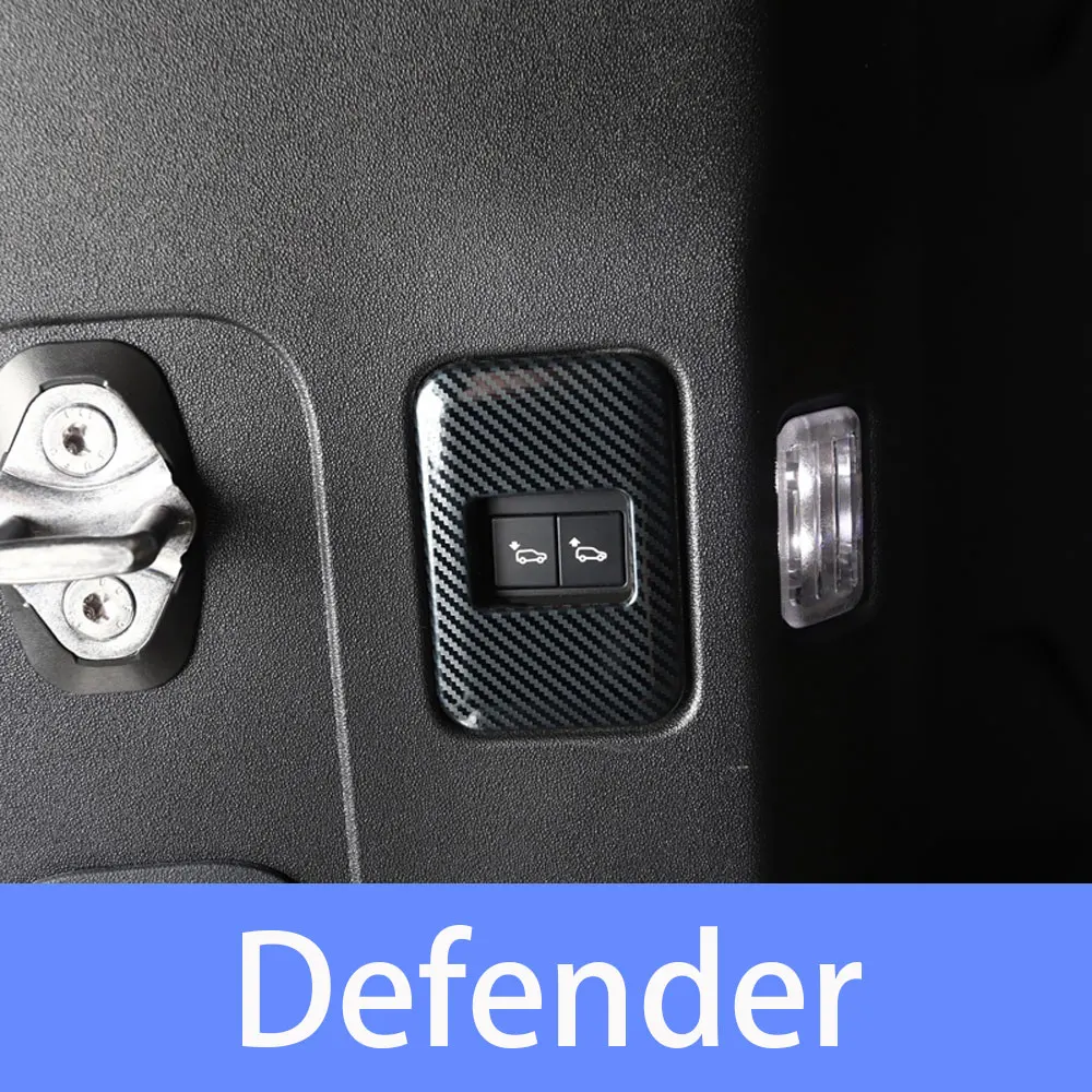 For 20-24 this land rover defender trunk link panel plate decorative laminated molding modified special stainless steel