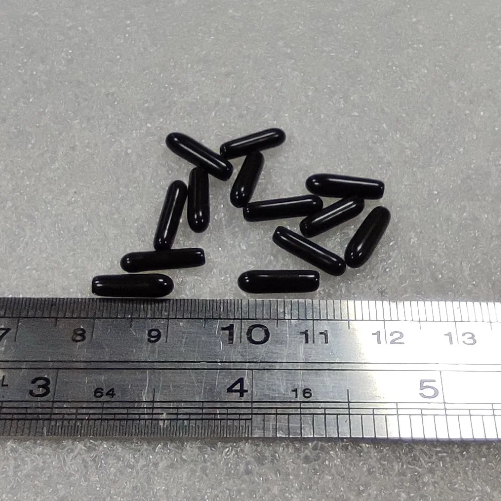 1,3mm Innen durchmesser schwarze Schutz abdeckung Gummi abdeckung Staub kappe für Stecker Metallrohre Anti-Stich-Sicherheits abdeckung 100 teile/los – Detail 2
