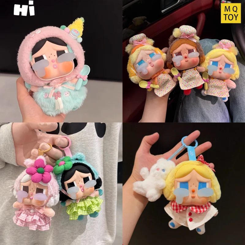 

For Crybaby 2 Piece Set Doll Clothes Tears Of Love Series Anime Peripheral Checkered Pink Cute Dress Set Diy Doll Only Clothing
