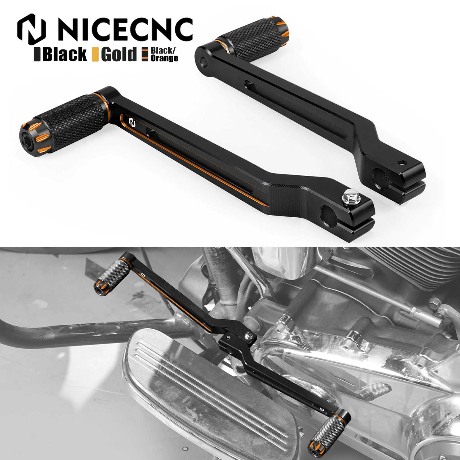 

For Harley 2014-2023 Street Glide FLHXS Gear Shifter Levers Extended Road King FLHR Classic FLHRC Road Glide FLTRX Ultra FLTRU