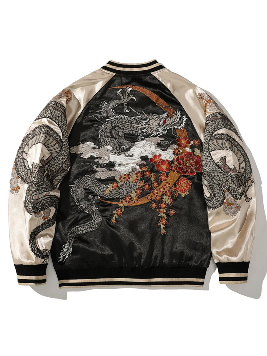 

Heavy-Work Embroidered Baseball Jaet Men's Spring Autumn Jaet Stand Fit Long Sve Windproof Youth Faion Ball Game ...