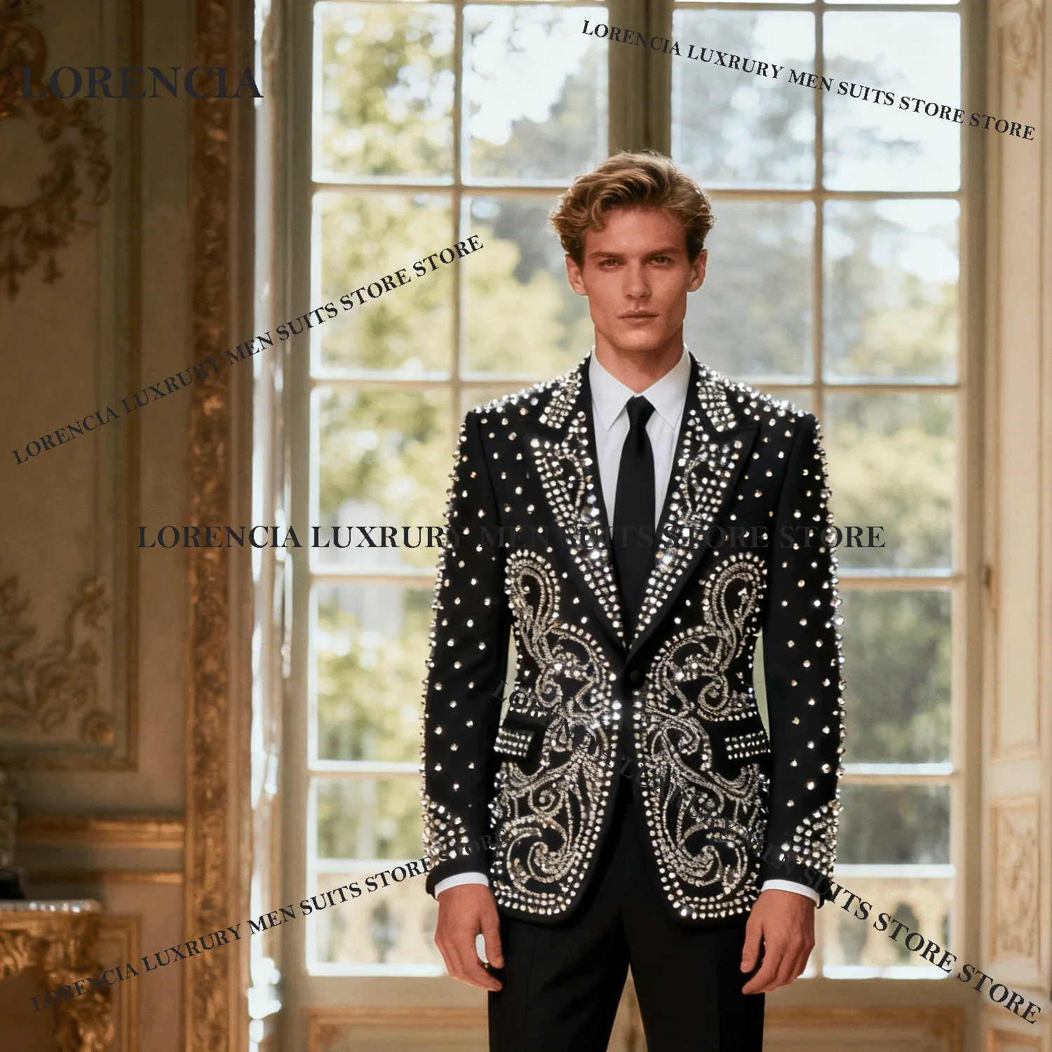 

Индивидуальный дизайн с бриллиантами, африканские мужские костюмы, роскошные свадебные изысканные смокинги, тонкие Ropa hombre, комплекты из 3 предметов, мужские пиджаки для жениха