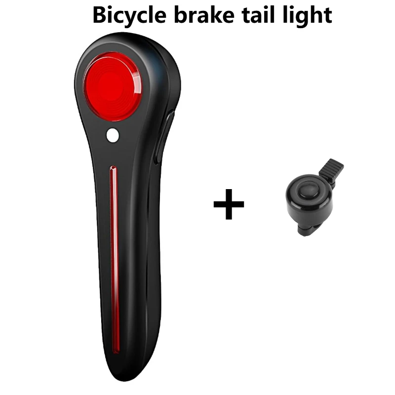 

Rear Pilot Taillight for Bikes, Brake Lamp, Light Sensor, 6 Modes, Rechargeable Via Type-C Port, IP64, Waterproof Flow Light