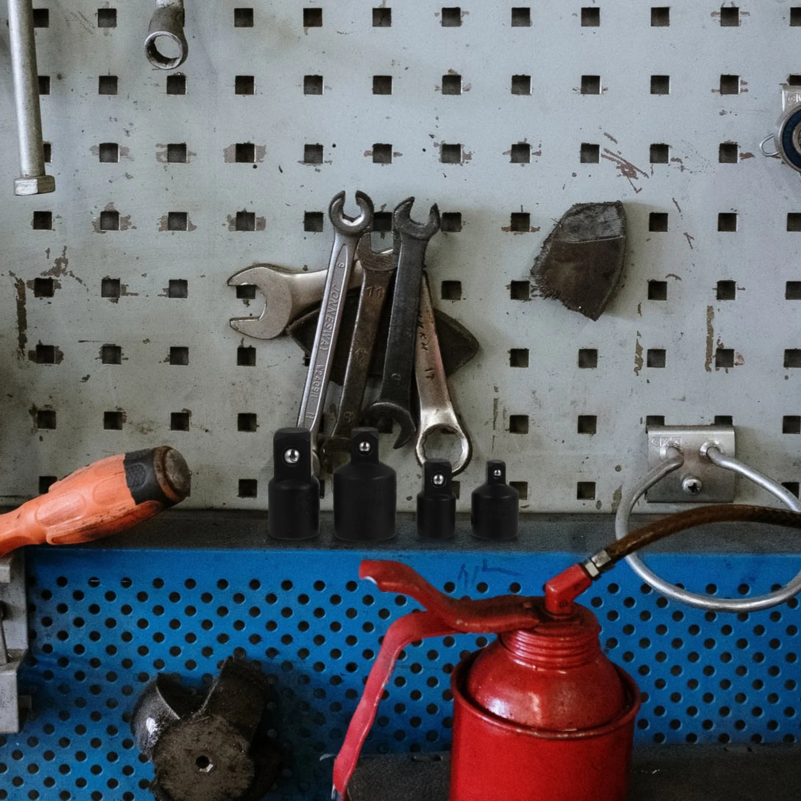 

4 Pcs Steel Ball Sockets Durable High Hardness Professional Socket Converters Car Repair Wrench Adapters Kit Tools Accessories