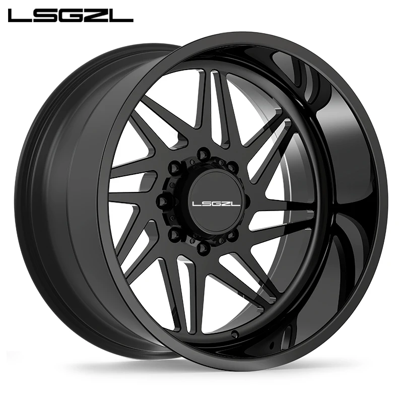 Alloy H Car Wheel Forged 8x170 8x180 Chrome Color Off-road Deep Dish Rim for ford RAM toyota dodge H2 20 22 24 26 28 Wheels Rims