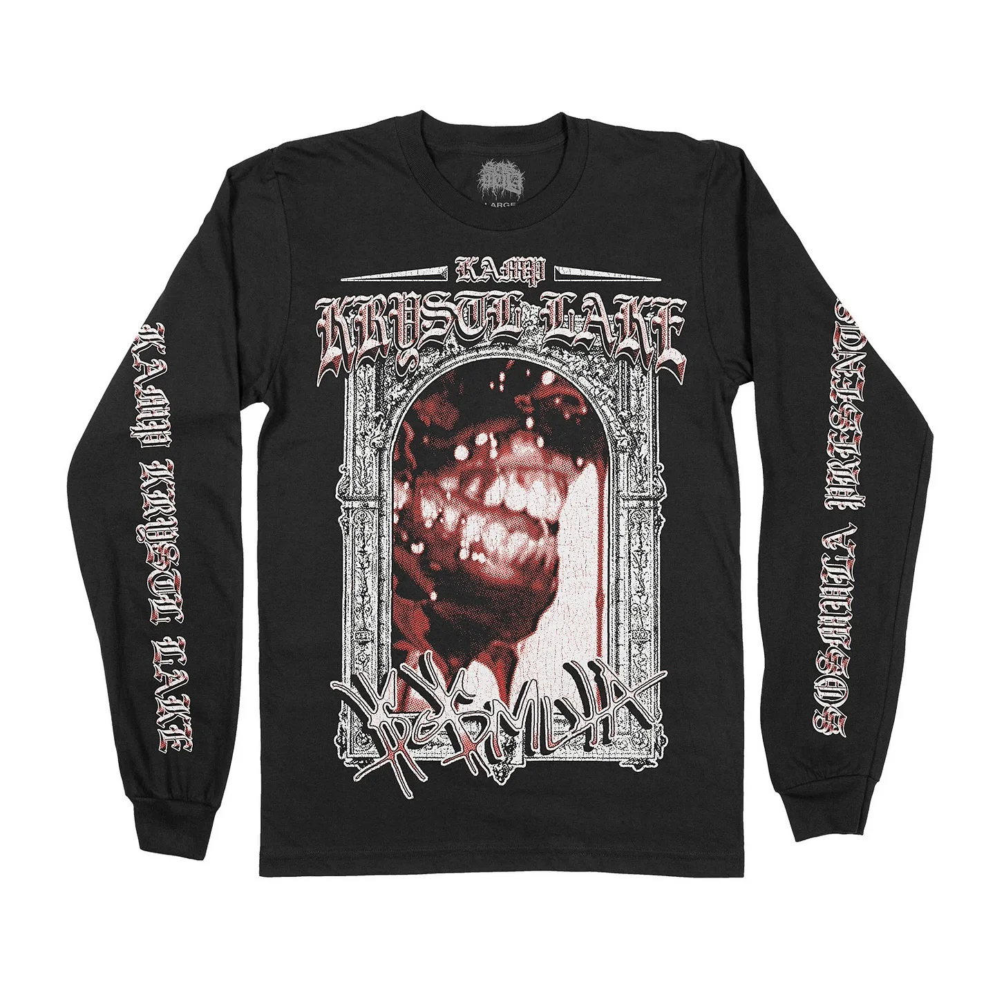 

American horror graphic t shirts long sleeves harajuku goth streetwear y2k tops oversized t shirt pro choice men women clothing