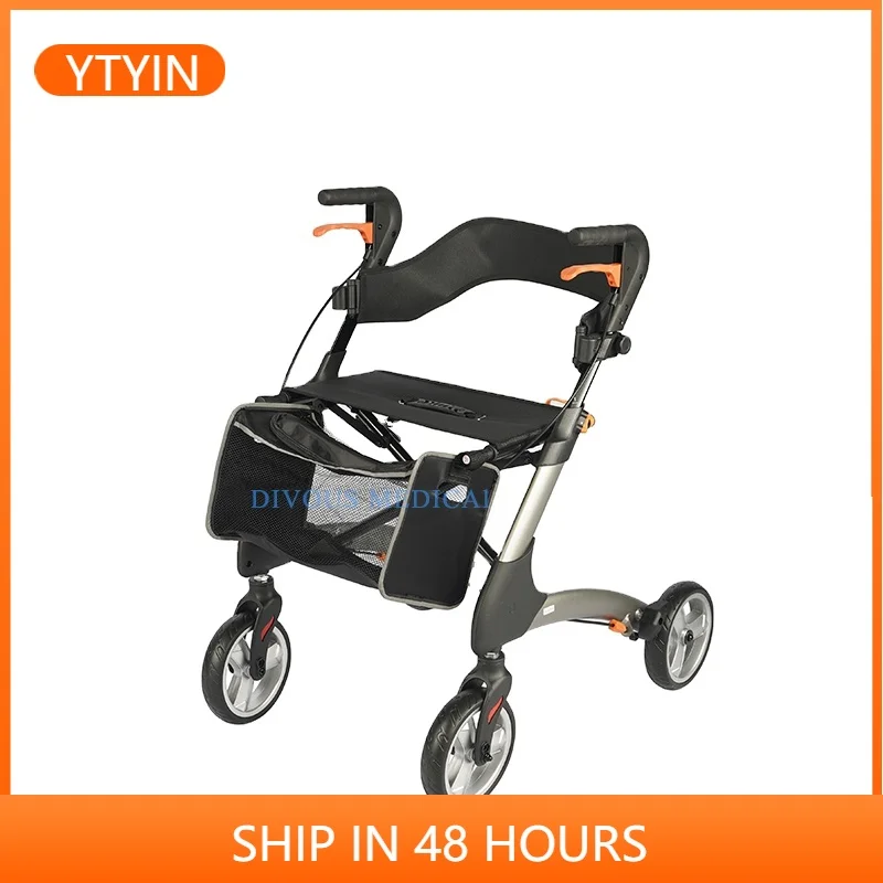 

Реабилитационное оборудование YTYIN, вспомогательные средства для ходьбы, складные ходунки для удобных взрослых, помощь при ходьбе