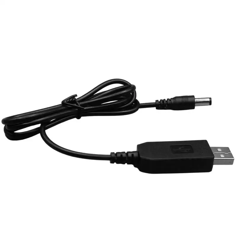 USB to DC Adapter 5V to 9V/12V Step Up Cable Cord with DC Jack Small Portable DC Connect Male USB to DC Convert Cable Voltage