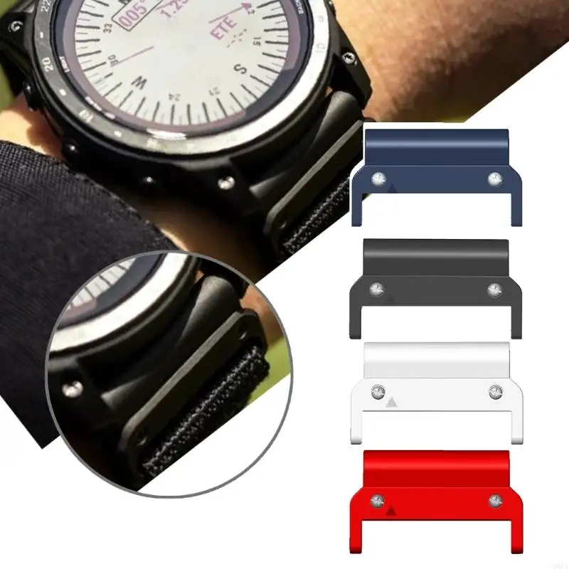 K1AA 2 قطعة حزام ساعة اليد محول ل GARMIN Tactix 20/22/26 مللي متر الإفراج السريع الفرقة موصل استبدال سوار ربط مرفق