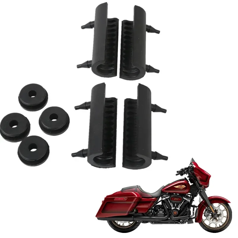 For Harley Touring 2014-2023 Street Glide Road King Ultra Classic Limited Custom Rubber Grommet Support Cushion Saddlebag