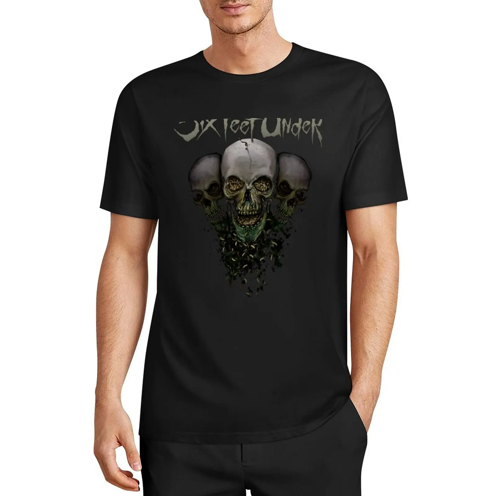 

3 Head T-Shirt customs plus sizes men t shirts