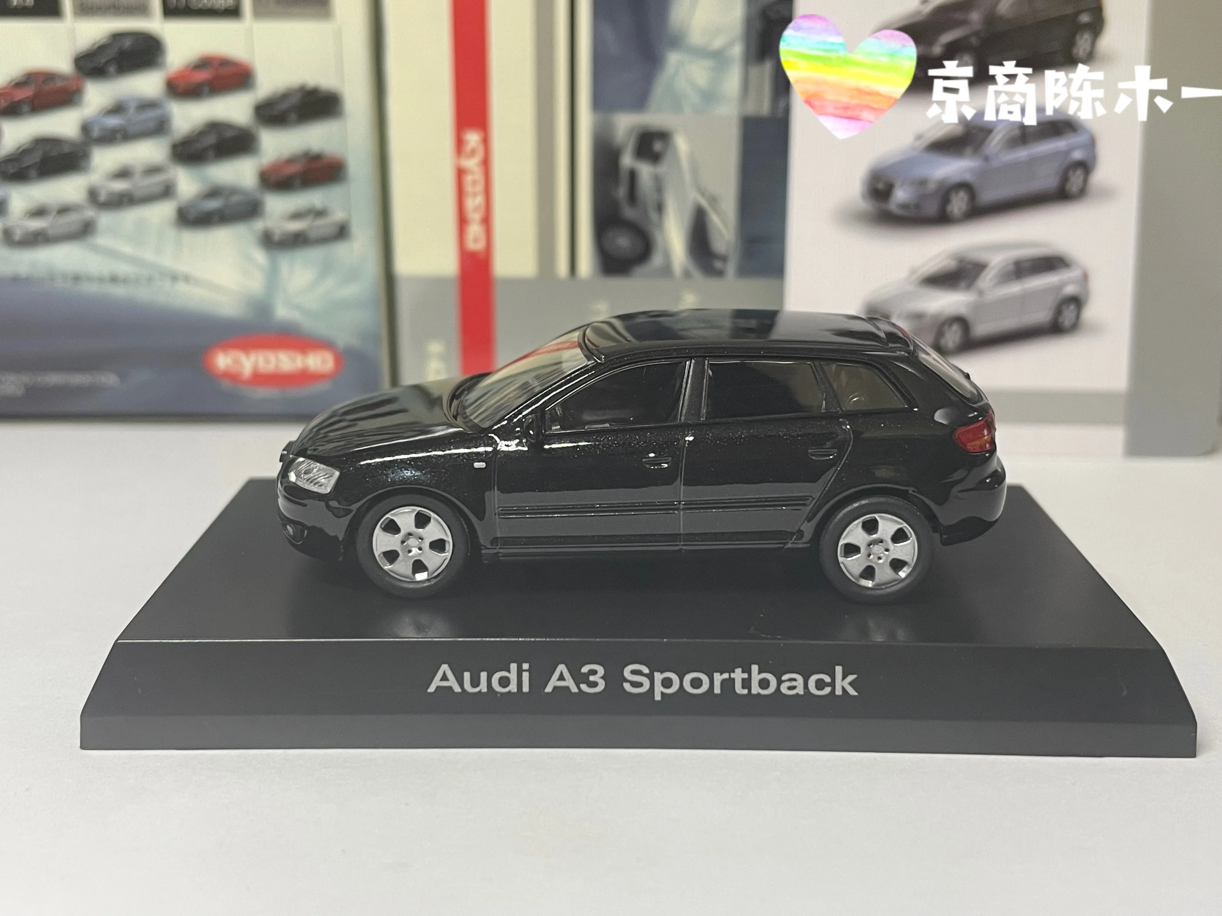 1/64 Kyosho for Audi A3 Sportback Collection of die-cast alloy car decoration model toys