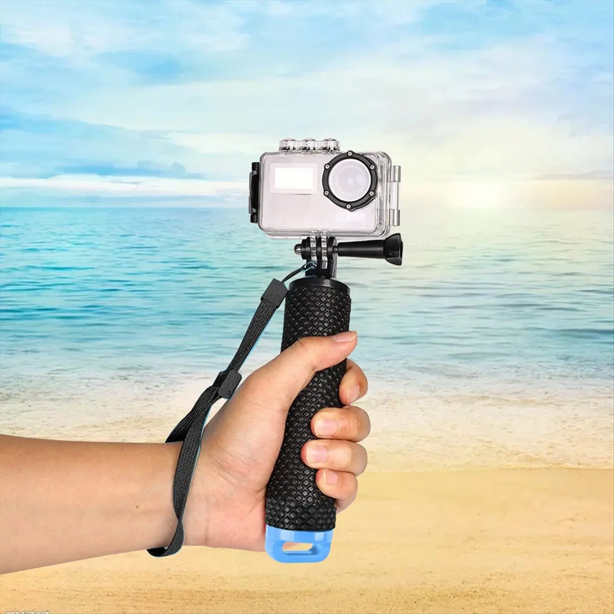 【New User】Waterproof Floating Handle Grip with 1/4in Adapter for 12/11/10/9 Camera