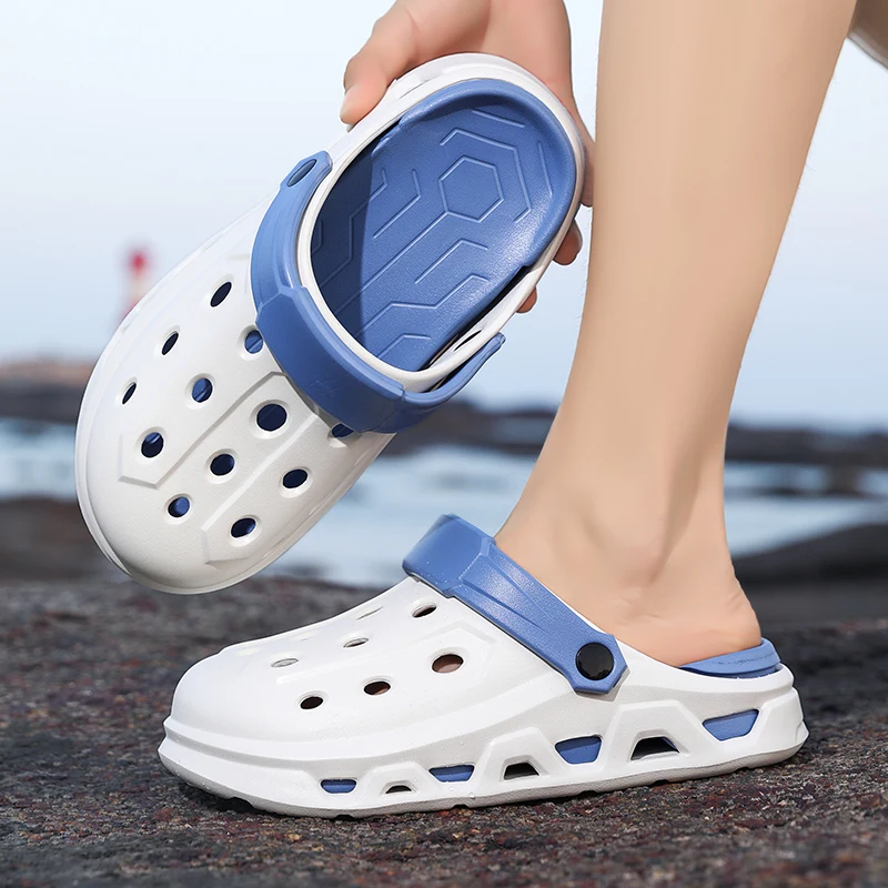 Paar-Stil Herren- und Damen-Sommer-Outdoor-Schuhe mit Dicker Sohle, Geruchshemmend und Rutschfest, Doppelnutzung für Sport, Strand und Angeln – Detail 8