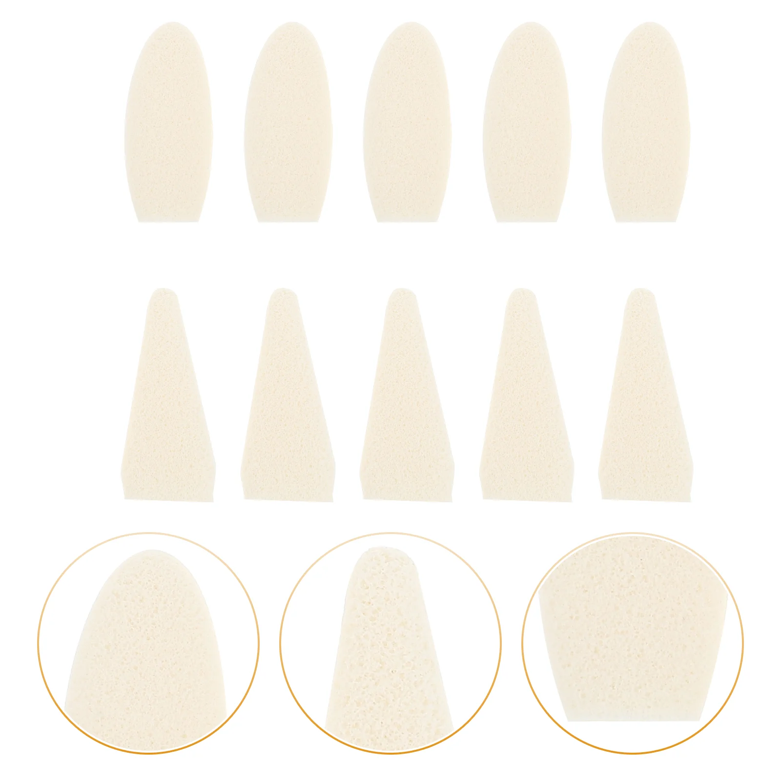 40 Pcs Sketch Eraser Wiper Knife Sponge Rubs for Erasers Tool Replacement Paints