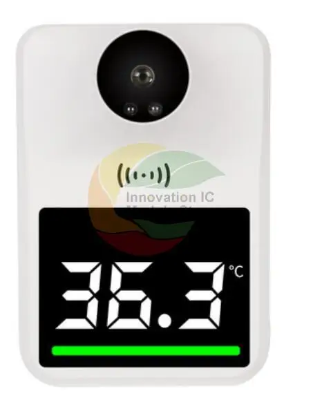 Q3M mini wall mounted voice Bluetooth playback thermometer with bracket Thermometer Equipped with 186501 batteries