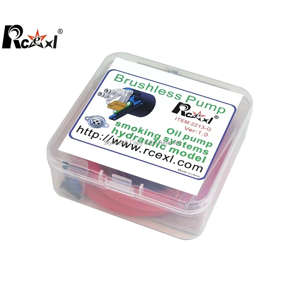 RCEXL Metal Brushless Motor Smoke Pump Oil Pump Electric Refueling Pump for Fixwing JET RC Engien Model Accessory view 5