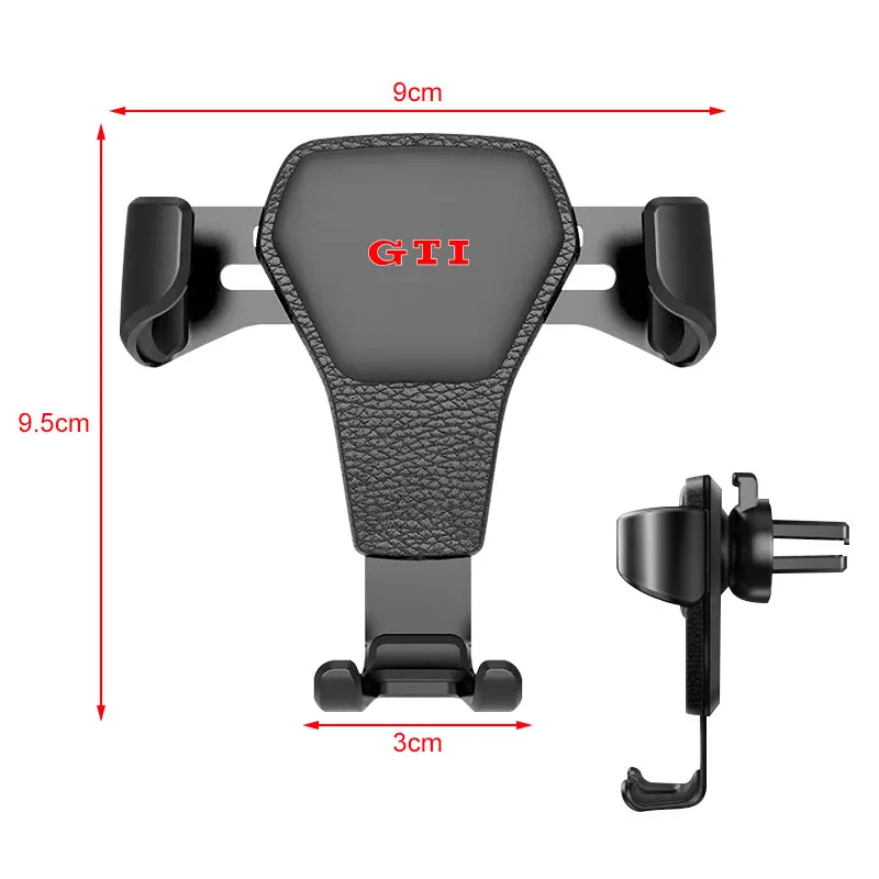 Car Specific Car Mount GPS Phone Vent Clip Installation Emblem For VW GTI Golf-5 6 7 MK6 Jetta Lavida Polo Tiguan Passat B5 B6