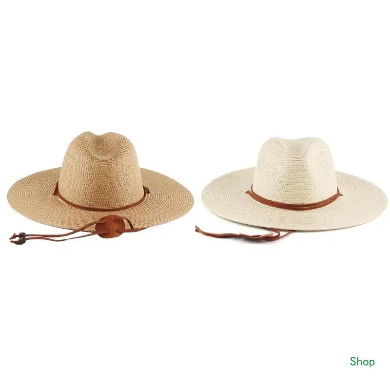 

Dropship Pastoral Weaving Straw Hat for Adult Spring Camping Breathable Sun Hat