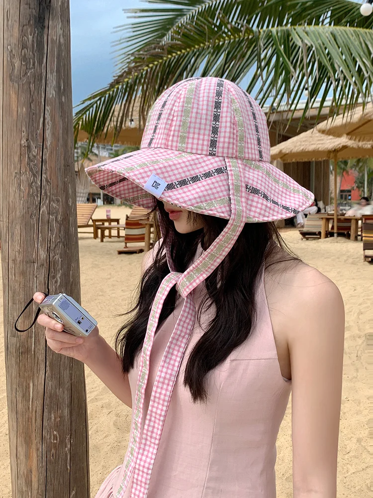 chapeu-de-pesca-rosa-para-mulheres-com-aba-larga-para-protecao-solar-uv-e-estilo-casual-de-primavera-e-verao