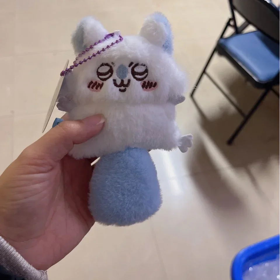 أنيمي المفاتيح قلادة سلسلة من الخرز المفاتيح فتاة kawaii حقيبة قلادة Momonga أفخم دمية لطيف فتاة القلب هدية