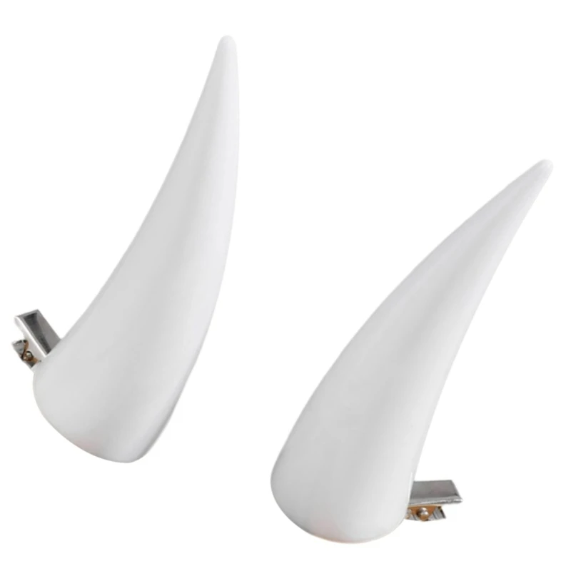 Cosplay spinka do włosów róg spinka do włosów Anime elegancki trend z lat 2000 Power Bunches nakrycia głowy Punk Halloween Cosplay