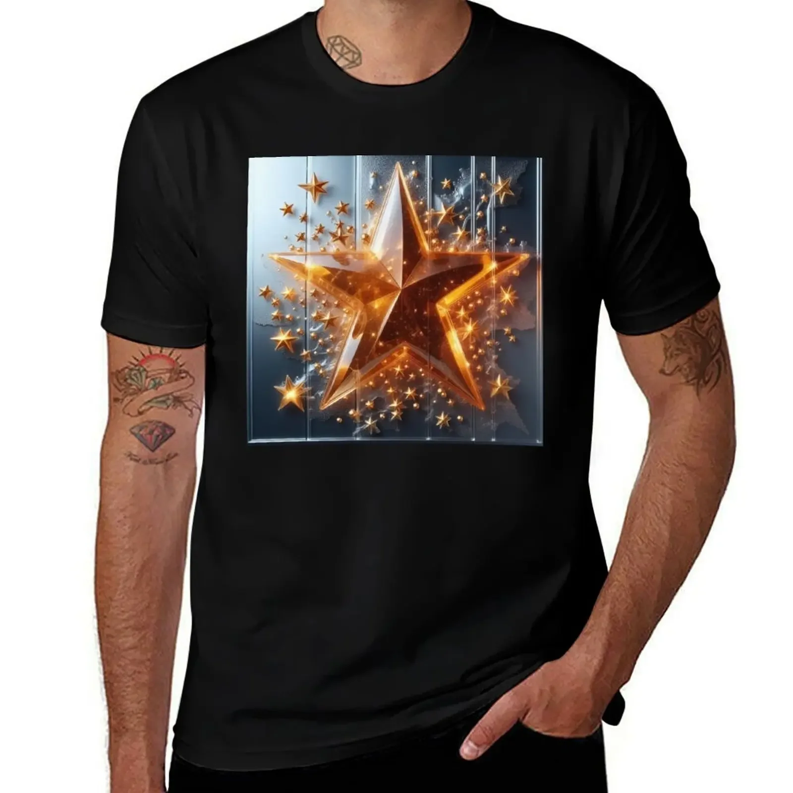 

Shining star T-Shirt clothes sublime graphic shirts mens designer clothes