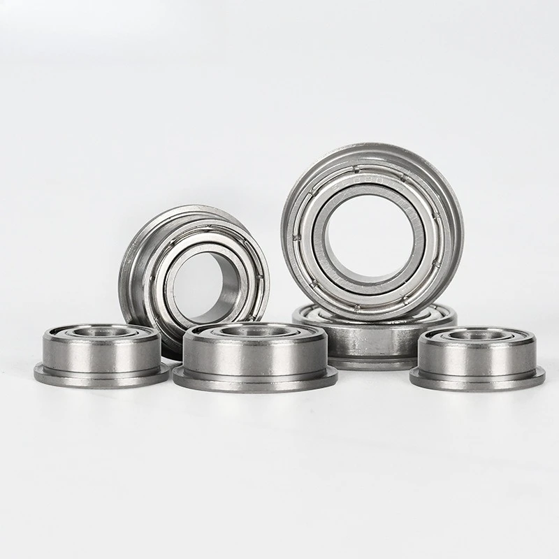 4PCS Stainless steel flange cup SF608 SF6700 SF688 SMF105 SMF106 SMF126ZZ bearing