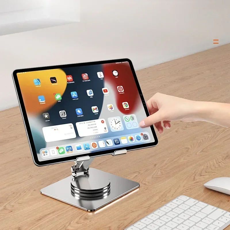 

Регулируемая по высоте вращающаяся подставка для планшета, подставка для iPad Pro Air Mini 6, Samsung Xiaomi Mi Pad 5, Mipad Huawei Kindle Lenovo