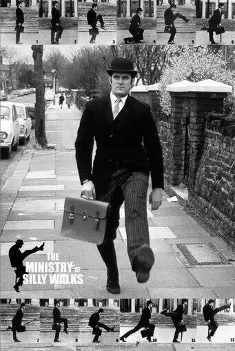 MONTY PYTHON POSTER MINISTRY OF SILLY WALKS 24X36 PRINT IMAGE PHOTO