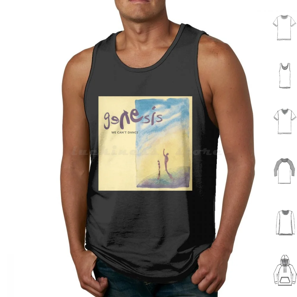 Genesis Band Tank Tops Print Cotton Genesis Music Band Prog Peter Gabriel Genesis Band Phil Collins Progressive Classic