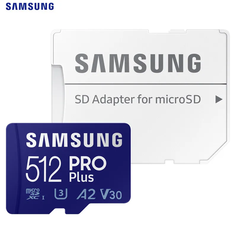 Samsung Card reader tf sd Memory Card PRO Plus MicroSD TF 128GB 256GB 512gb 180MB/s C10 U3 V30 Micro SD A2  SDXC 4K Video Phone