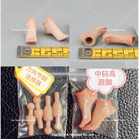 Worldbox 1/6 Scale Female Soldier High Heels Feet Foot Connector Model Accessories Fit AT201 AT202 AT203 12inch Action Figure