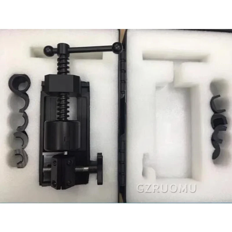 Black Fuel Hose Connect Tool Kit Durable Aluminum Alloy Innovative Rotary Vise Installation Tool