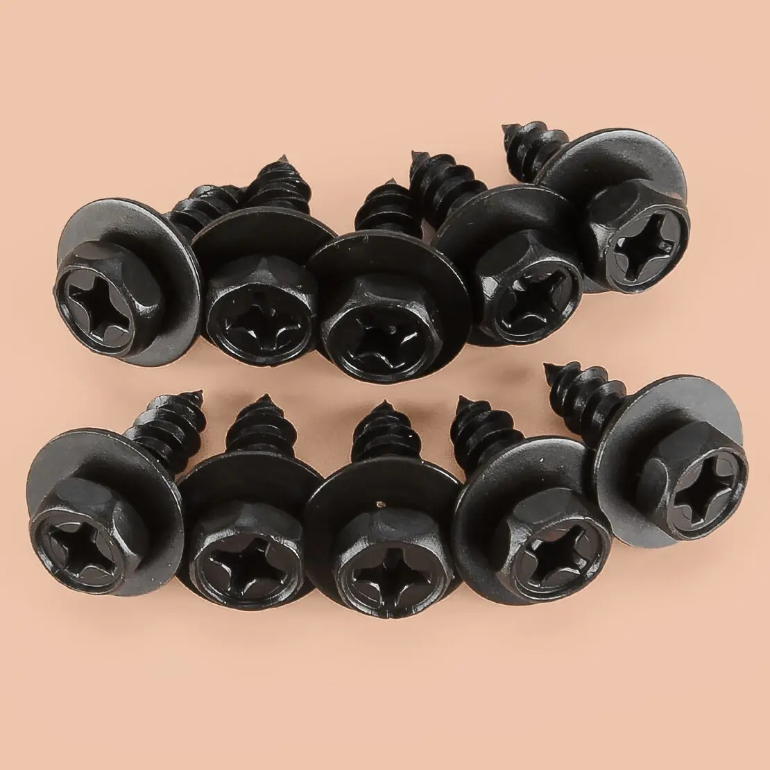9015960498 90159T0034 10Pcs Car Bumper Cover Splash Shield Screw Fit For Toyota Lexus