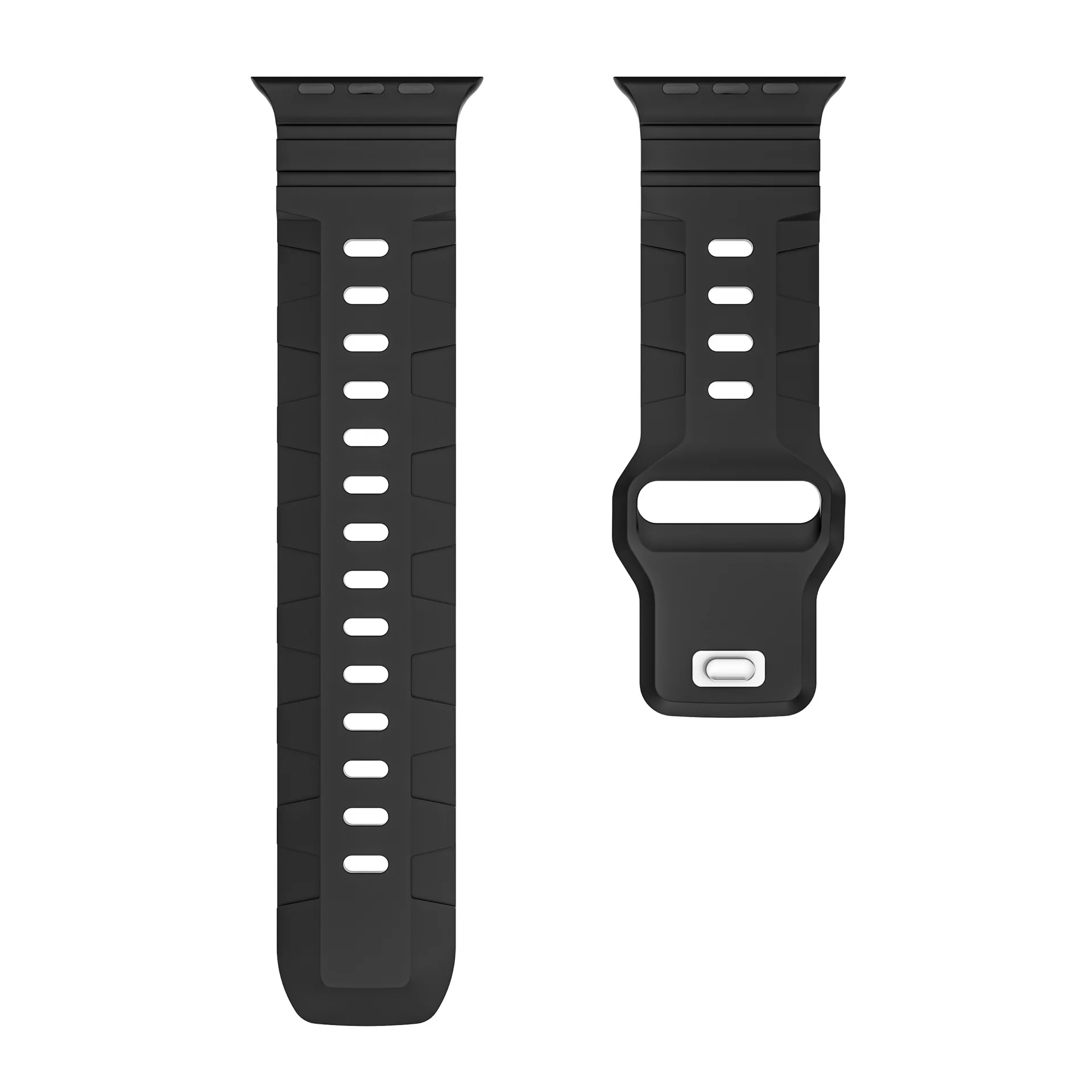 Силиконовый ремешок для Apple Watch Band 46 мм 45 мм 44 мм 42 мм, спортивный браслет для Apple Watch Series 10 9 8 SE 7 6 iWatch Ultra 2 49 мм