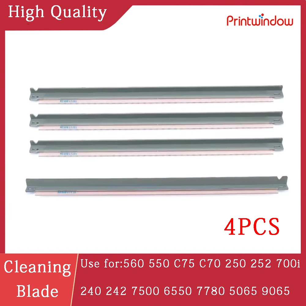 

1 комплект, 4 шт., лезвия для чистки барабана CMYK для Xerox 560 550 C75 C70 250 252 700i 240 242 7500 6550 7780 5065 9065 9070 7785