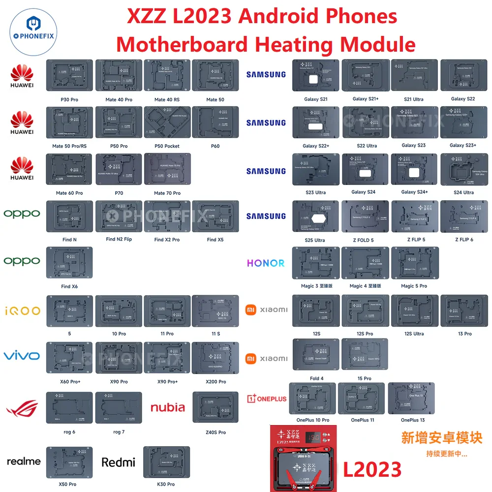 

XZZ L2023 Android-телефоны, материнская плата, нагревательный модуль, платформа для реболлинга для SAM HW Honor Xiaomi Nubia OnePlus Realme, нагревательная форма